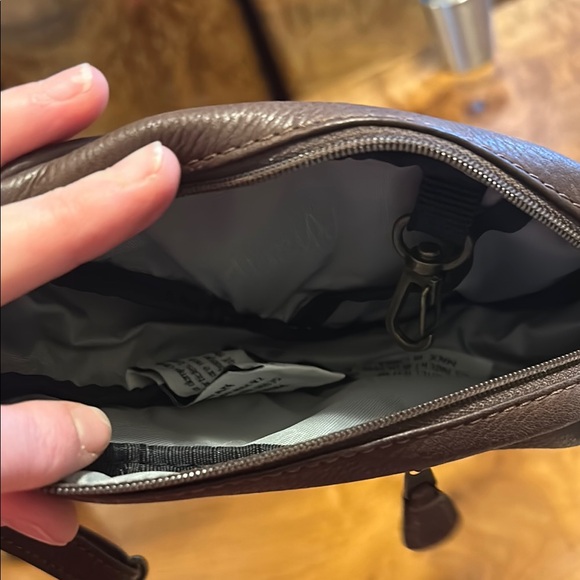 Brown Leather Crossbody Bag - Picture 3 of 5